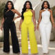 New women's clothing style twisted waist top, wide leg pants, multi-color commuting two-piece set