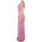 New women's neck hanging deep V-fold fish tail evening dress slim fit banquet party dress