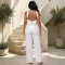 New women's clothing style twisted waist top, wide leg pants, multi-color commuting two-piece set