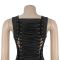 New women's sexy hollowed out hip hugging short skirt with straps, party, nightclub sleeveless dress VERY SEXY.
