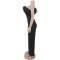 New Light Luxury Mesh Diagonal Shoulder High Waist Wide Leg Pants Crescent Button Banquet Style jumpsuit