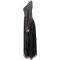 New women's hot stamping diamond bubble bead flowing flying sleeve dress chiffon grand banquet dress