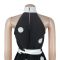 New women's clothing European and American wave point print hanging neck jumpsuit sleeveless women's jumpsuit