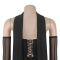 New women's high-end strapless elegant pile collar pleated waist fish tail dress