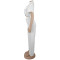 Women's  style collar twisted short top, wide leg casual pants set