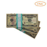 3Pack(300pcs Notes) 3000 Dollar Bill