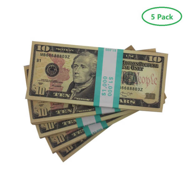 Most Realistic Prop Money, Movie Money & Play Money Fake Dollar $10