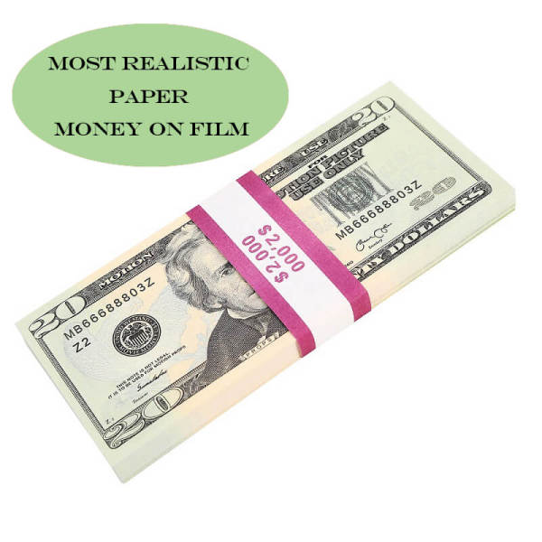 Реалистичные деньги, фильмы и игровые деньги Поддельный доллар 20 Bill