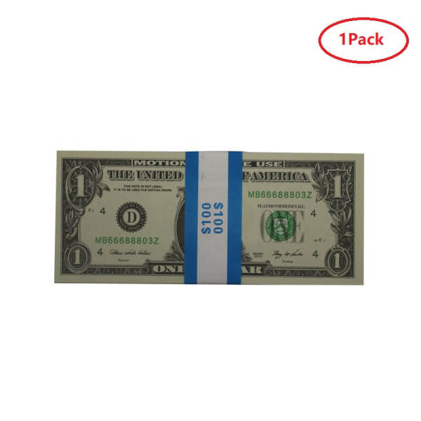 Most Realistic Prop Money, Movie Money & Play Money Fake Dollar 1 Bill