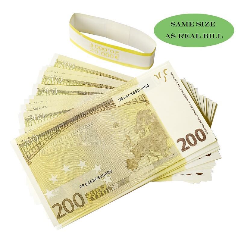 Euro Billets For Sale 200 Billets Flash Tres Realiste De 200 Euros