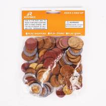 Plastic Euro Coins | Party Props | Party Supplies For Learning ,Math
