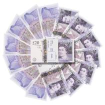 Fake British Pounds For Sale|Prop Money UK Pounds GBP Bank 20 Notes