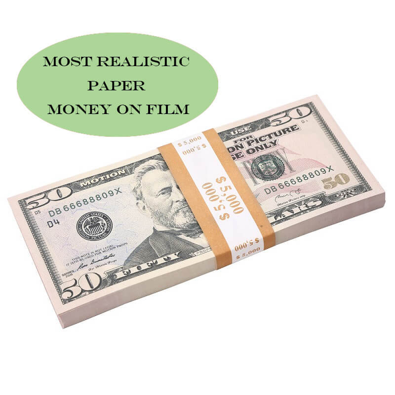 50 Dollar Bill For Sale Prop Movie Money Us 50 Dollars Full Print
