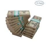 15Pack(1500pcs Notes) 15000 Dollar Bill