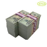20Pack(2000pcs Notes ) 40000 Dollar Bill