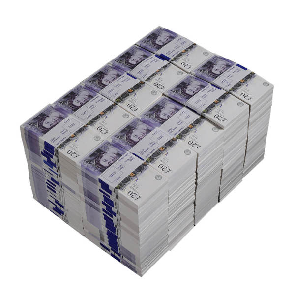 20000×￡20 Fake British Pounds For Sale|Prop Money UK Pounds GBP Bank Notes