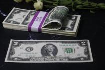 Play money $2 prop money Replica copy banknote 100pcs/pack