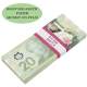 Prop Canadian Money 20s |CANADIAN DOLLAR CAD BANKNOTES PAPER PLAY MONEY MOVIE PROPS