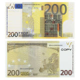 бумажные деньги, билет евро, заготовка евро
