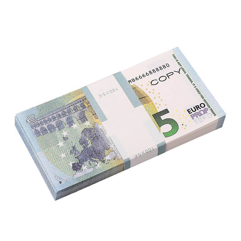 Faux Billet 5 Euro For Sale|Fake Euros For Film ,Kid Play Euro Ticket