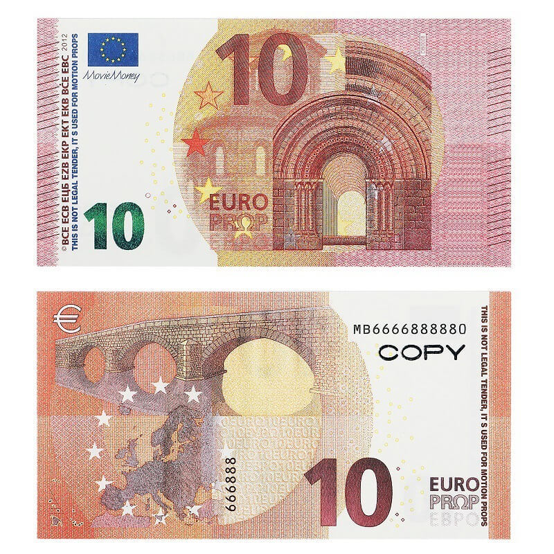 faux billet 10 for sale fake euros for film kid play euro ticket