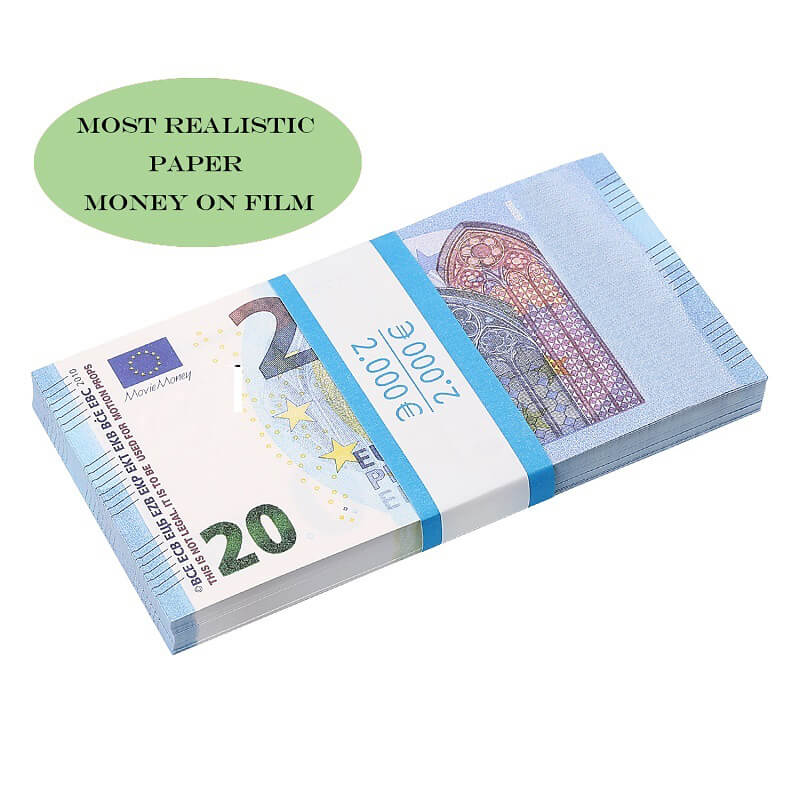 NAJILI 207PCS Faux Billets Euros, Realiste Billet Euro, Prop Money