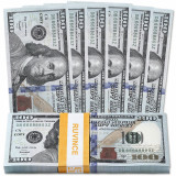 RUVINCE Play Money for Kids Prop Money 100 долларовых банкнот 100X100 шт. копия денег Magician Porp, реквизит для фильмов