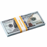 RUVINCE Dinheiro Fictício para Crianças Prop Money 100 Notas de Dólar 100X100 Pçs em Copiar Dinheiro Mágico Porp, Adereços de Filme