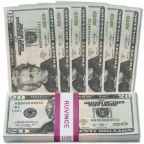 Prop Money-RUVINCE Copy Money Full Print 2 Sides ,Play Money 2000 Dollar Bills for Movies,TV,Music Videos