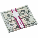 Prop Money-RUVINCE Copy Money Impressão Completa 2 Lados, Dinheiro Fictício 2000 Notas de Dólar para Filmes, TV, Vídeos Musicais