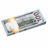 RUVINCE Dinheiro Fictício para Crianças Prop Money 100 Notas de Dólar 100X100 Pçs em Copiar Dinheiro Mágico Porp, Adereços de Filme