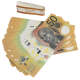 Prop Money AUD $50 Australian Bills $5,000 Full Print 1 Stack 100 Bills Paper Movie Props