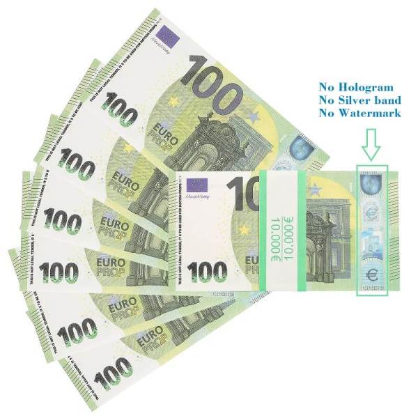 Заготовки Евро Продажа € € 100 Заготовки Flash Très Réaliste De 100 Евро