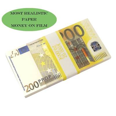 Ruvince Movie Prop Money Euro Bills Realistic, Full Palestine