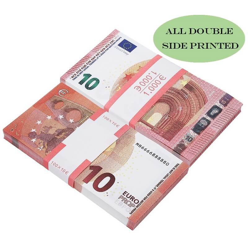 Faux Billet €10 For Sale, Fake Euros For Film
