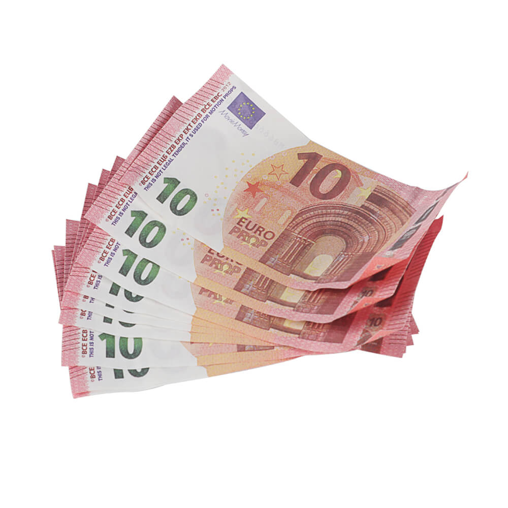 Aged Prop Old Money Billet Euro €10 Bills