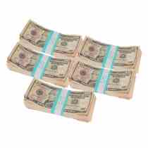 Aged Prop Money $10 Full Print Fake Money for Music Videos