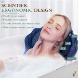 RUVINCE Bath Pillow for Tub - Head, Neck and Back Support with Suction Cups