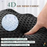 RUVINCE Bath Pillow for Tub - Head, Neck and Back Support with Suction Cups