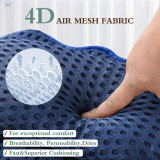 RUVINCE Bath Pillow for Tub - Head, Neck and Back Support with Suction Cups