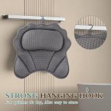 RUVINCE Bath Pillow for Tub - Head, Neck and Back Support with Suction Cups