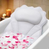 RUVINCE Bath Pillow for Tub - Head, Neck and Back Support with Suction Cups