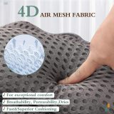 RUVINCE Bath Pillow for Tub - Head, Neck and Back Support with Suction Cups