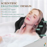 RUVINCE Bath Pillow for Tub - Head, Neck and Back Support with Suction Cups