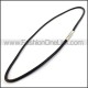 Rubber Necklace with Silver Hasp n001206