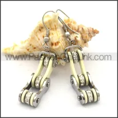 Fashion Stainless Steel Biker Earrings    e001057
