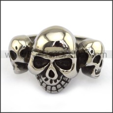 Stainless Steel Skull Ring  r003699