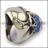 Stainless Steel Biker Ring  r003724