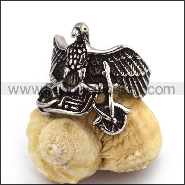 Fashion Stainless Steel Skull Ring   r003569