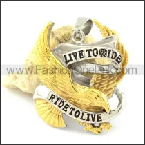 Unique Stainless Steel Biker Pendant  p001104